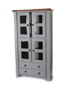 Danube French Grey Display Cabinet