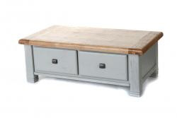 Danube French Grey Coffee Table with Drawers