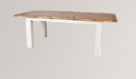 Danube White Extending Dining Table 180cm/230cm x 100cm