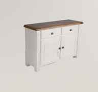 Danube White Sideboard  (135 cm)