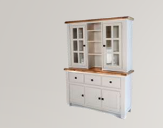 Danube White Large Buffet and Hutch