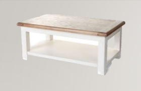 Danube White Coffee Table
