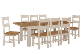 Juliet Butterfly Extension Dining table  +6 chairs Set (180/230 cm)