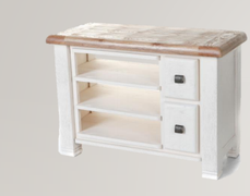 Danube White Small TV Unit