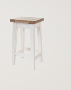 Danube White Stool