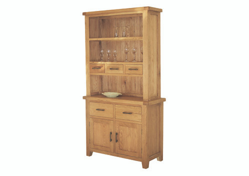 Solid Oak & Oak Veneer.