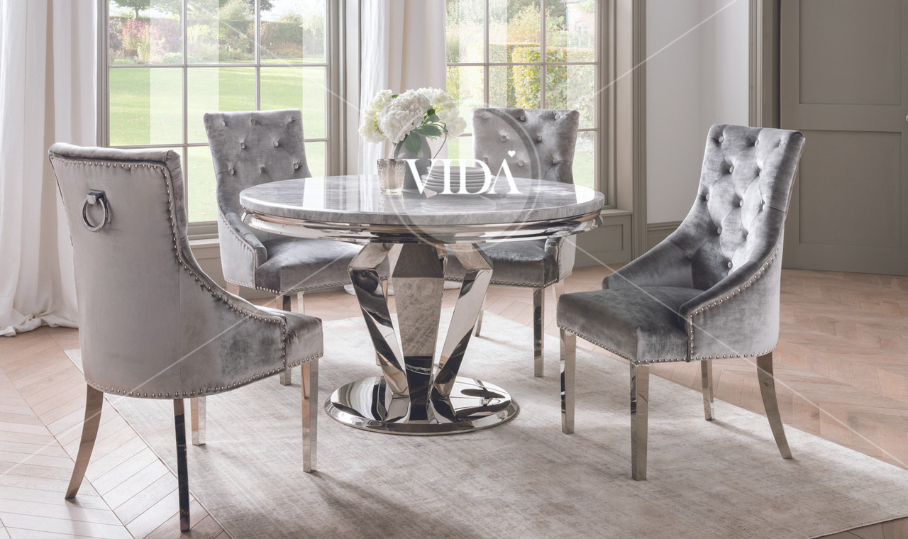 Arturo Round Dining Table Ideal Furniture