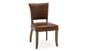 Duke Dining Chair-Tan Brown