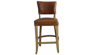 Duke Bar Chair-Tan Brown