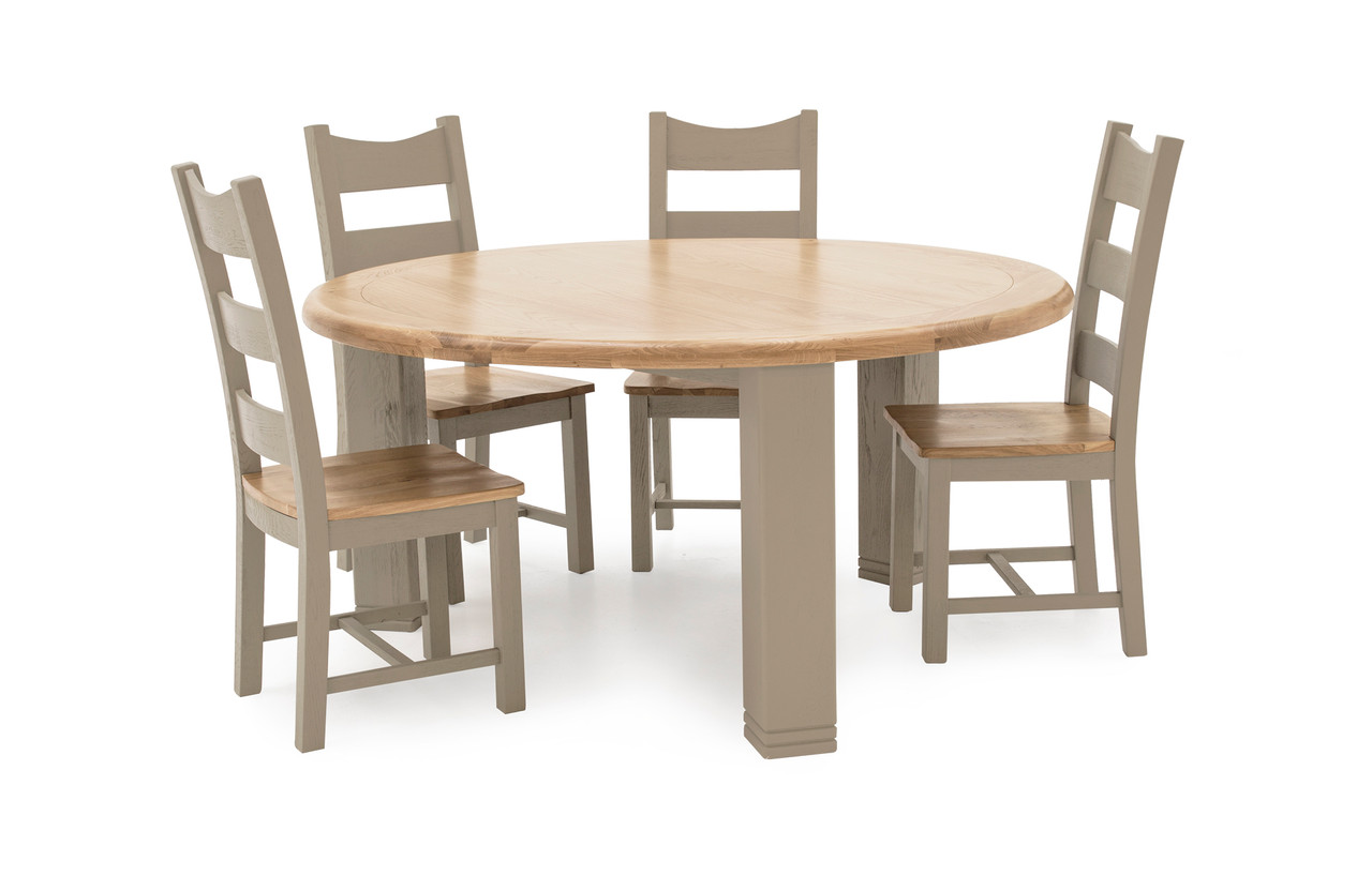 Logan Round Dining Table Ideal Furniture
