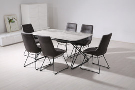 Nero Dining Table Ext 160-200 cm