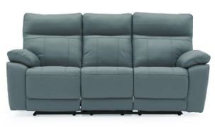 Positano 3 Seater Recliner-Blue