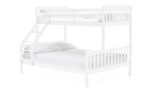 Salix Bunk Bed 3' & 4'6-White
