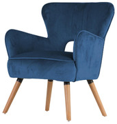 Ruby Occasional Chair-Blue