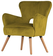 Ruby Occasional Chair-Mustard
