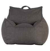 Union Fabric Bean Chair-Grey