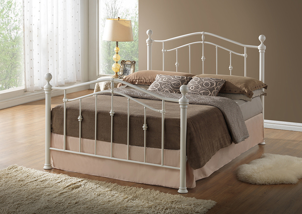 Elizabeth Bed 4 Cream Ideal Furniture