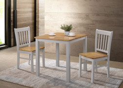 Galina Dining Set-Grey table + 2 chairs