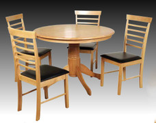 Hanover Light Large Round Dining Set