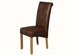 Sophie Dining Chair-Tan Leather