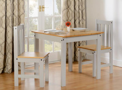 Ludlow 1+2 Dining Set-Grey
