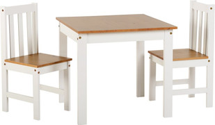 Ludlow 1+2 Dining Set-White