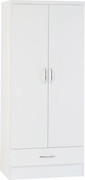 Nevada 2 Door 1 Drawer Wardrobe