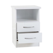 Nevada 2 Drawer Bedside