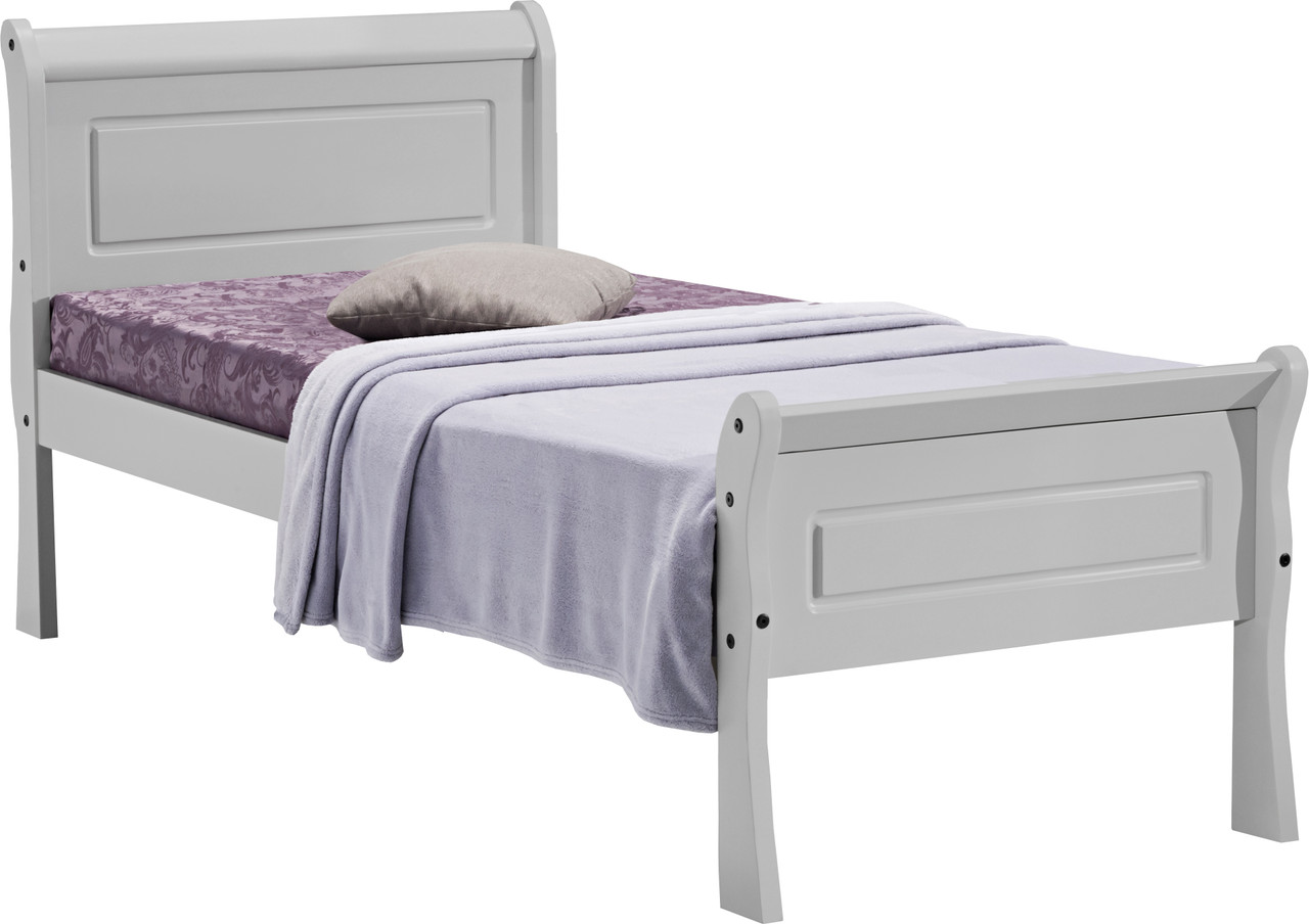 Georgia 3 Sleigh Bed Grey