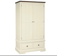 Meghan Double Wardrobe & 2 Drawers