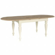Meghan Oak Oval Extension Table 180/220cm