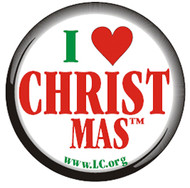 I Love CHRISTmas button pack of 10