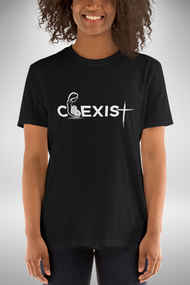 Pro-Life COEXIST—dark T-Shirt