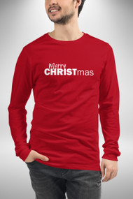 Merry CHRISTmas Long Sleeve Tee
