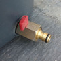 3/4" Ball Valve and Male Click Connector to connect to 1/2" Garden Hose (assumes customer already has female Click Connector on hose - not included).