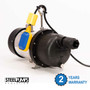 Submersible Steelpump with Float Swich. Pump comes with 2 years manufacturers guarantee.