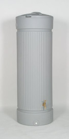 500L Column water butt in Grey