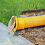 Installation example of the Land Drain Flap Valve.
