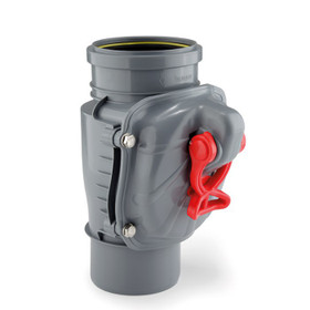 Inline Backflow Valve for Vertical Pipes