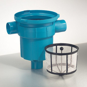 3P Garden filter with integrated polyethylene dirt retention basket for roof areas up to 200m2.