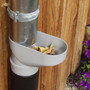 Downpipe Leaf Catcher installed at a height easy to collect leaves.