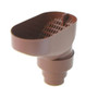 Downpipe Leaf Catcher to suit Brown Downpipes with UK Downpipe Adaptor.