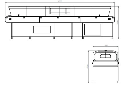 Lavadero de bandejas Hydrowave 250 uni/hr - ProAqua México | Proveedora