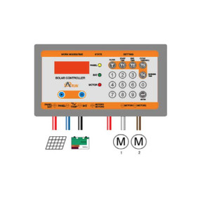 Controlador electrónico programable para uso en los alimentadores automáticos solares ProAqua