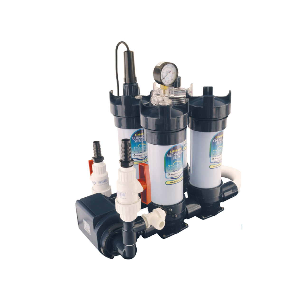 Lifegard Aquatics - Aparo Roscado Doble De 1/2 Pulgadas