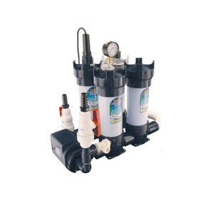 Sistema modular compacto preensamblado Lifegard Aquatics (Bomba, Filtro mecanico, Filtro Quimico, Calentador, Filtro ultravioleta)