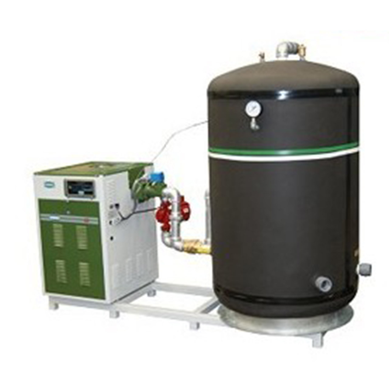 Sistema completo integral Acuacal para calentar agua de servicios generales LLC MassTerCal