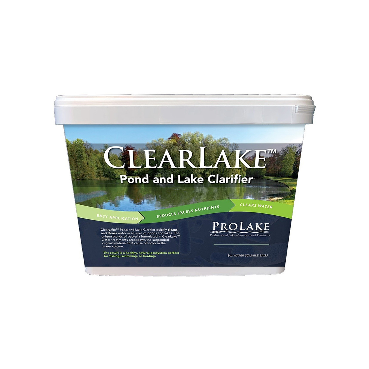 ClearLake™ clarificador natural para estanques y lagos Keeton Industries