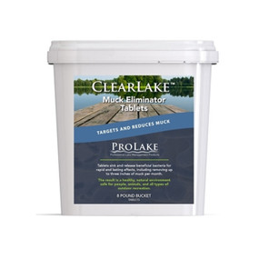 ClearLake™ tabletas eliminadoras de lodos y fango para estanques y lagos Keeton Industries