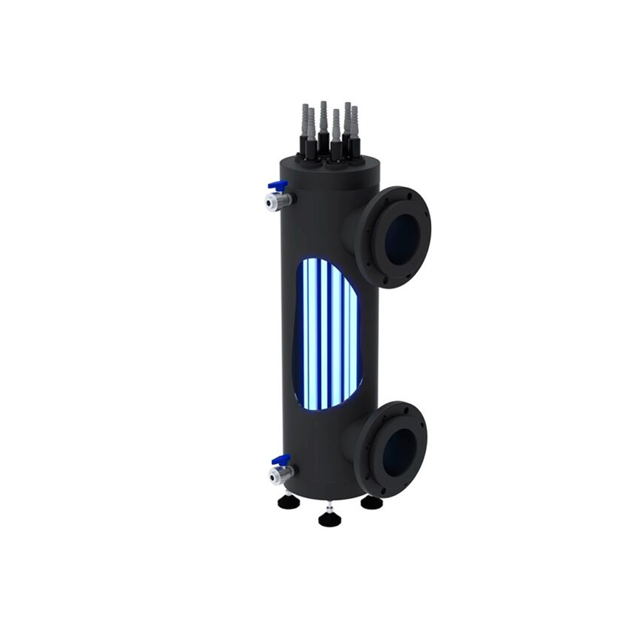 Reactor HDPE BIO-UV TTPE HO optimizado para tratamiento de agua por UV  BioUV